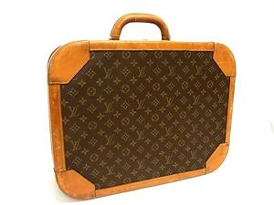 1円 LOUIS VUITTON ヴィトン M23240 モノグラム ストラトスキャビン50 ダイヤルロック式 スーツケース トラベルバッグ ブラウン系 FK0490