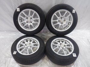 ☆タイヤ 23年製 バリ山 175/65R14 ヨコハマ☆ 4H 100 5.5J +42 14インチ 社外品 ROAD LINE アルミホイール付 4本