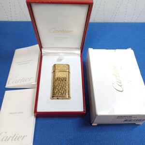 ◆Cartier カルティエ ガスライター◆CA120135◆レア 希少品◆アンティーク ライター◆着火確認済み