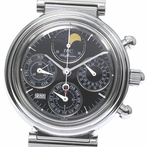 訳あり IWC IWC SCHAFFHAUSEN IW375030 ダヴィンチ パーペチュアルカレンダー クロノグラフ 自動巻き メンズ _780236