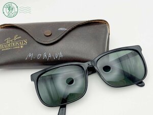 2409605794　◇ Ray-Ban レイバン サングラス B&L TRADITIONALS トラディショナルズ 58□16 黒 ブラック グリーンレンズ アイウェア 中古