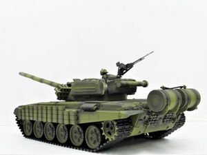 【赤外線バトルシステム付 対戦可能 塗装済み完成品戦車ラジコン】　Heng Long Ver.7.0 2.4GHz 1/16 戦車ラジコン T-72 MBT 3939-1