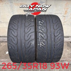 265/35R18 93W YOKOHAMA ADVAN NEOVA AD08R 2本 中古