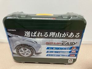 カーメイト バイアスロン QUICK EASY クイック・イージー QE12L 簡単取付 非金属 タイヤチェーン 正規品 JASSA認定品 2021年1月購入品