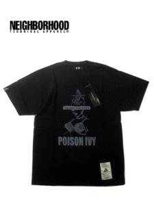 新品 ネイバーフッド NEIGHBORHOOD POISON IVY Tシャツ ブラック 黒 S 送料250円