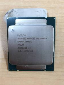 B3133)Intel Xeon E5-2680 v3 SR1XP 2.50GHz LGA2011-3 中古動作品