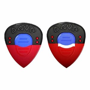 ★DAVA CLICK PICK 2つのモードで柔らかさが変わる ギター ピック 2枚入 ★新品メール便