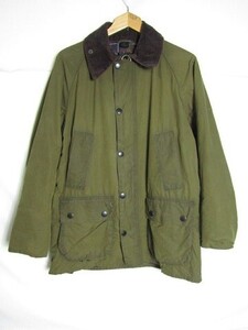 Barbour バブアー　BEDALE　ビデイル　オイルドコットンジャケット　カーキ　サイズ34