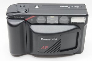 ★大幅値下げ★ 美品 Panasonic パナソニック C-D520AF ブラック 35mmコンパクトフィルムカメラ 【適格請求書発行】220113ab