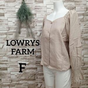 LOWRYS FARM ローリーズファーム レディース スクエア ブラウス 20