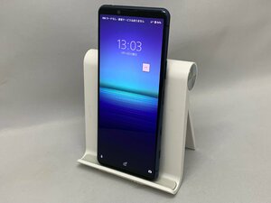 １円スタート！！《SIMロック解除済》Xperia 5 II SO-52A 128GB ブルー 訳あり品 [San]