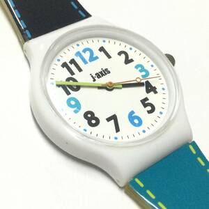 【中古品、電池交換済み】日本製ムーブメント j-axis 腕時計