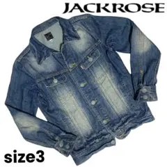 JACKROSEジャックローズ デニムジャケット Gジャン ユーズド加工 3