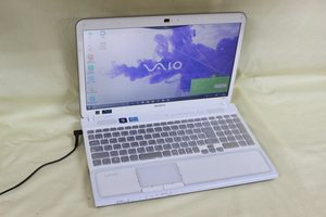 中古ノートパソコン SONY VAIO VPCCB48FJ Windows10 COREi5 4GB 750GB 15.5inchワイド HD テンキー付 カメラ内蔵 OS有 代引き可