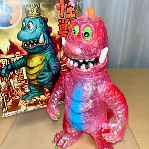 怪獣大王 まんが版 GALAXY ギャラクシー クリアピンク ラメ 入り ソフビ sofvi KAIJU DAIOU ピコピコ PICOPICO ワンフェス WF 2024 冬