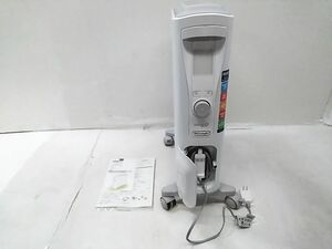 ★動作品 DeLonghi デロンギ オイルヒーター　BelCaldo ベルカルド RHJ75V0915-GY 1500W 6畳～10畳 説明書付 1120-302E□ @160★