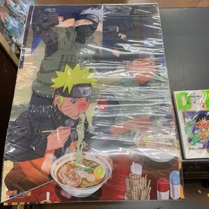 ナルト　疾風伝　nw14b 一楽にて　劇場限定　NARUTO A2 クリアポスター　新品未開封　希少レア