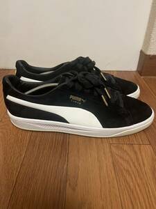 PUMA SUEDE スエード スニーカー 黒　白　US10 28センチ