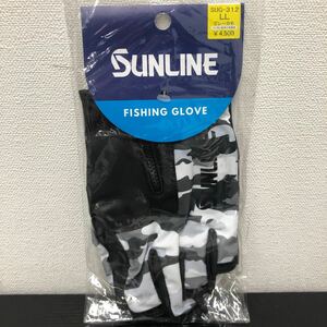 サンライン (SUNLINE) ゲームグローブ SUG-312 グレーカモ LL【新品未使用品】N3443