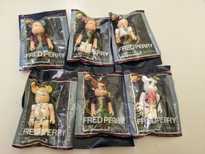 新品未開封 フレッドペリー リプトン ベアブリック BE@RBRICK FREDPERRY 70% 6種 フルセット MEDICOMTOY メディコムトイ 