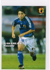 2007 カルビー サッカー日本代表チップスカード #018 名古屋グランパス 中村直志