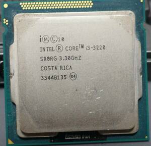 【動作確認済】Intel Core i3 3220 LGA1155 本体のみ