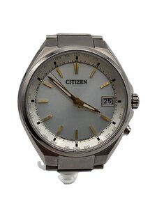 CITIZEN◆CITIZEN/ソーラー腕時計/アナログ/ホワイト/シルバー/H149-S118921/ATESSA//