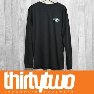 【新品】22 ThirtyTwo FRESH CREW L/S - BLACK - M Tシャツ アパレル 正規品 スノーボード