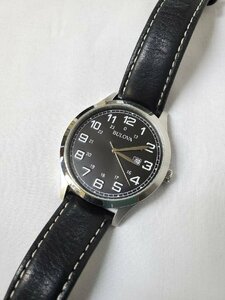 ▽BULOVA ブローバ 腕時計 96B276 ブラック メンズ 中古▽007997