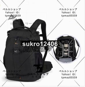 一眼レフ用バックパック Lowepro フリップサイド500AW ロープロ 大容量25L レインカバー