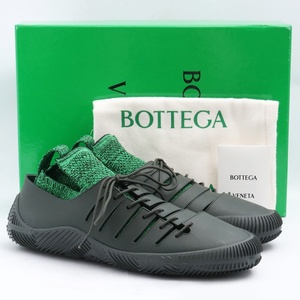 未使用 BOTTEGA VENETA クライマーキャンピングラバースニーカー 38 グリーングレー ボッテガヴェネタ 2021 CLIMBER Camping サンダル