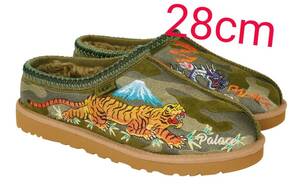 即発送 国内正規 24AW PALACE SKATEBOARDS UGG TASMAN SLIPPER BURNT OLIVE CAMO 28cm パレス アグ タスマン スリッパー オリーブ カモ