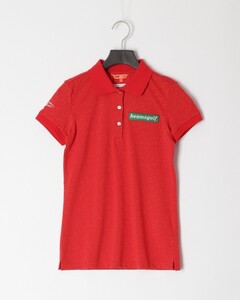 新品 S ビームス ゴルフ BEAMS GOLF ORANGE LABEL カタカナ ポロシャツ レディス カットソー 半袖 Tシャツ トップス 48 ポロ シャツ 女性