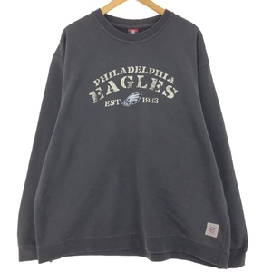 古着 NFL NFL PHILADELPHIA EAGLES フィラデルフィアイーグルス プリントスウェットシャツ トレーナー メンズXL /eaa420492 ss2501_30