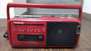 Panasonic ラジカセ　RX-M50 昭和レトロ AM FM