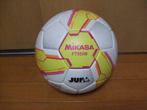 MIKASA FT550B OFFICIAL SIZE 5 ・ALMUNDO （FT550B-YP-FQP-JUFA)サッカーボール　中古品美品