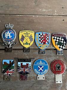 【激レア】　vintageカーバッジ　グリルバッジ　BARC healey drivers club RAC ecurie ecosse international dog house mini cooper ミニ　