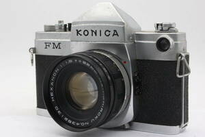 【返品保証】 コニカ Konica FM Hexanon 52mm F1.8 ボディレンズセット v2330