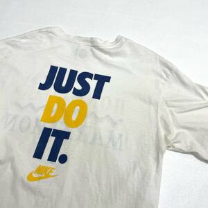 USA古着 銀タグ 90s NIKE プリント Tシャツ アメリカ製 XLサイズ / 白 JUST DO IT. ヴィンテージ オールド ナイキ HONOLULU MARATHON