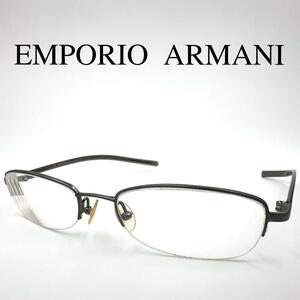 EMPORIO ARMANI エンポリオアルマーニ メガネ 度入り ハーフリム