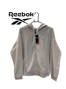 【新品特価!定価7689円が74%OFF!】Reebokリーボック/フリース ジップアップ フーディー / ピュアグレー/サイズL