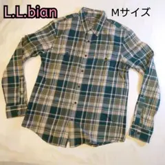 【古着美品】L.L.bian SIGNATURE 長袖シャツ チェック柄