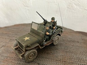 超絶作品！アメリカ軍 ジープウィリス 1/35スケール タミヤ TAMIYA公認プロモデラー 鈴木直之制作 完成品 模型 プラモデル