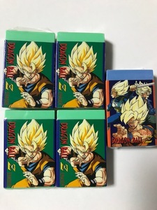 当時物 1992年頃 ショウワノート 日本製 ドラゴンボールZ DRAGON BALL Z ERASER 消しゴム 2種 5個セット スーパーサイヤ人仕様 鳥山明 希少