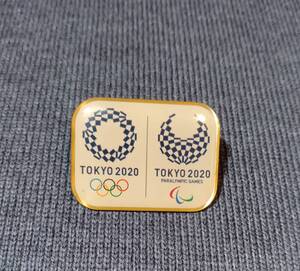 新品★公式 東京2020オリンピック パラリンピック エンブレム ピンバッジ　非売品 東京五輪