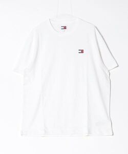 「TOMMY JEANS」 半袖Tシャツ SMALL ホワイト メンズ