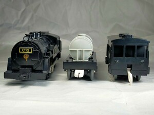 プラレール　C12蒸気機関車+貨車2両