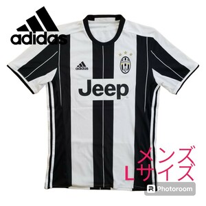 アディダス　adidas　サッカー　イタリアセリエA　ユベントス　16-17シーズンモデル　ディバラ選手　レプリカユニフォーム　メンズ　古着