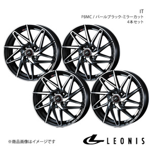 LEONIS/IT マーチ K13 アルミホイール4本セット【14×5.5J 4-100 INSET42 PBMC】0040555×4