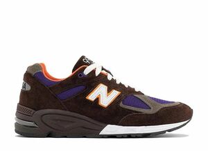 New Balance 990V2 "Brown/Purple/Orange" 28.5cm M990BR2